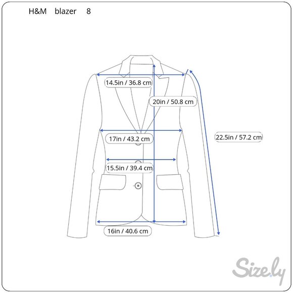 H&M Zebra Print Blazer Women Sz 8 Fitted Lightweight OfficeWear Business Career - Picture 10 of 10